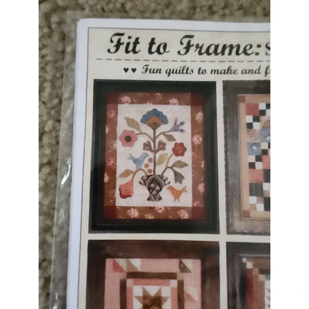 Fit to Frame: Set Five Quilt Pattern 1705 VTG 2007 Four 4‎ Designs by Lori Smith